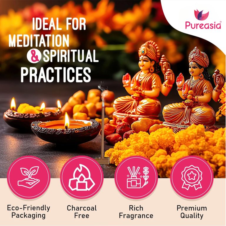 Dhoop Sticks Combo, Long-Lasting Fragrance, Energizing and Calming Aroma