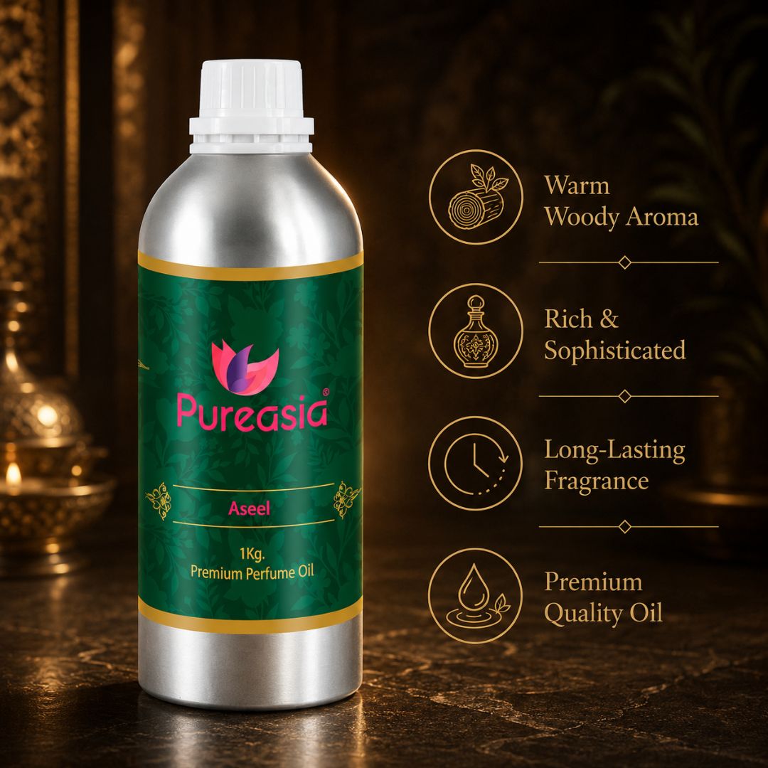 Aseel Fragrance Oil | Warm Woody Aroma for Home & Diffusers – Pureasia