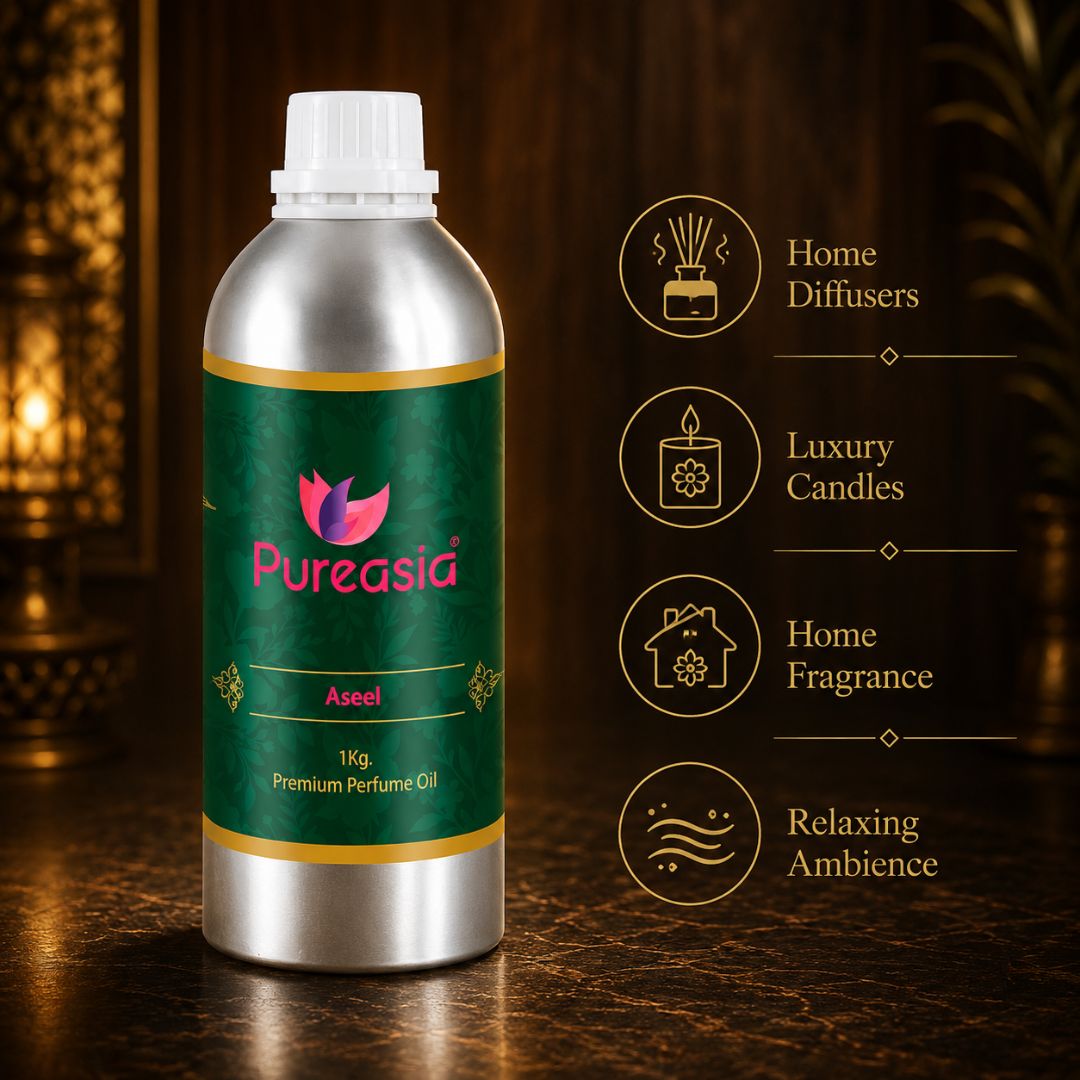 Aseel Fragrance Oil | Warm Woody Aroma for Home & Diffusers – Pureasia
