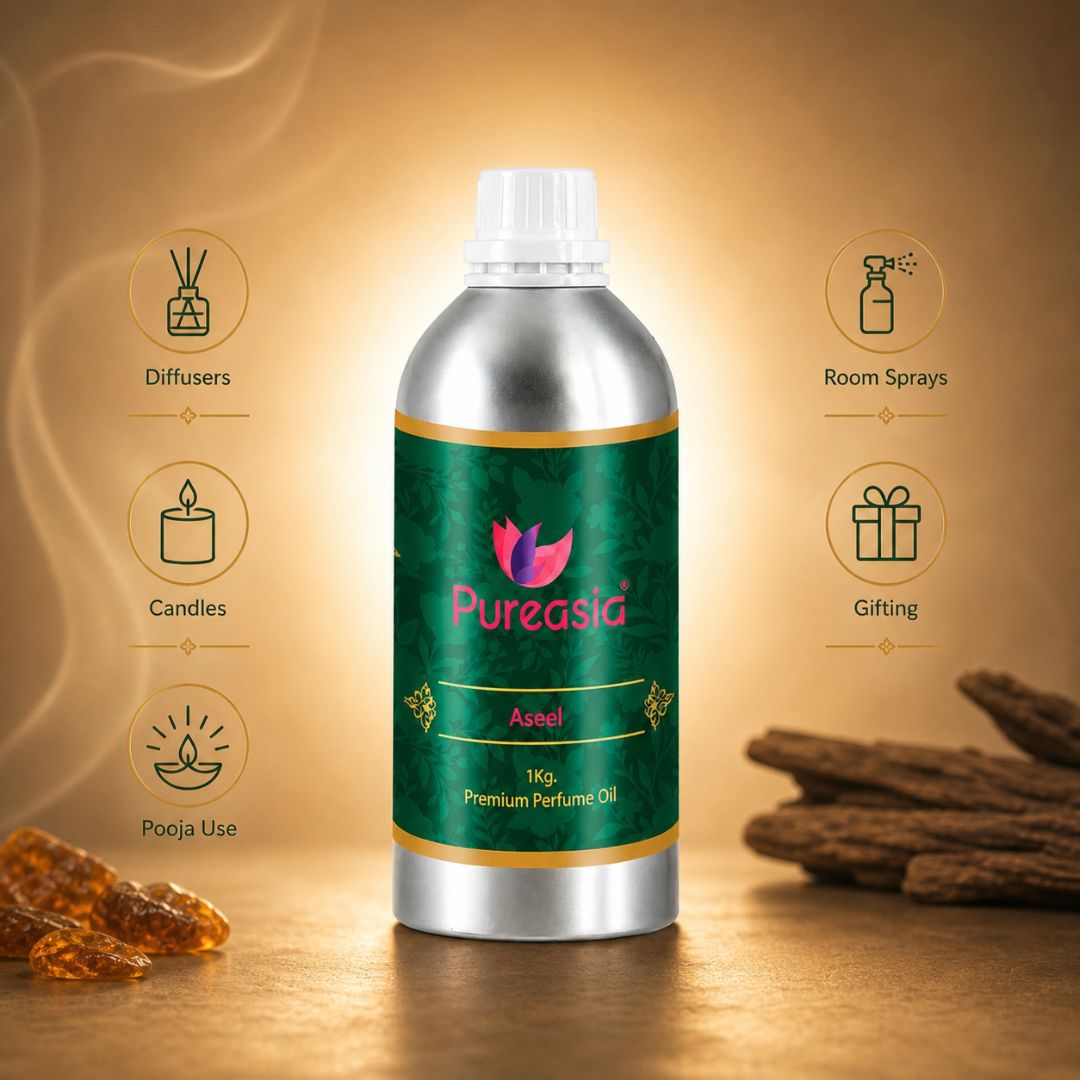 Aseel Fragrance Oil | Warm Woody Aroma for Home & Diffusers – Pureasia