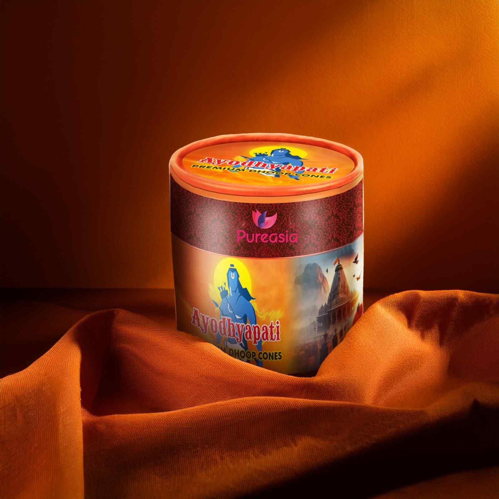Ayodhyapati Cone Canister 200Gm – Pure Asia