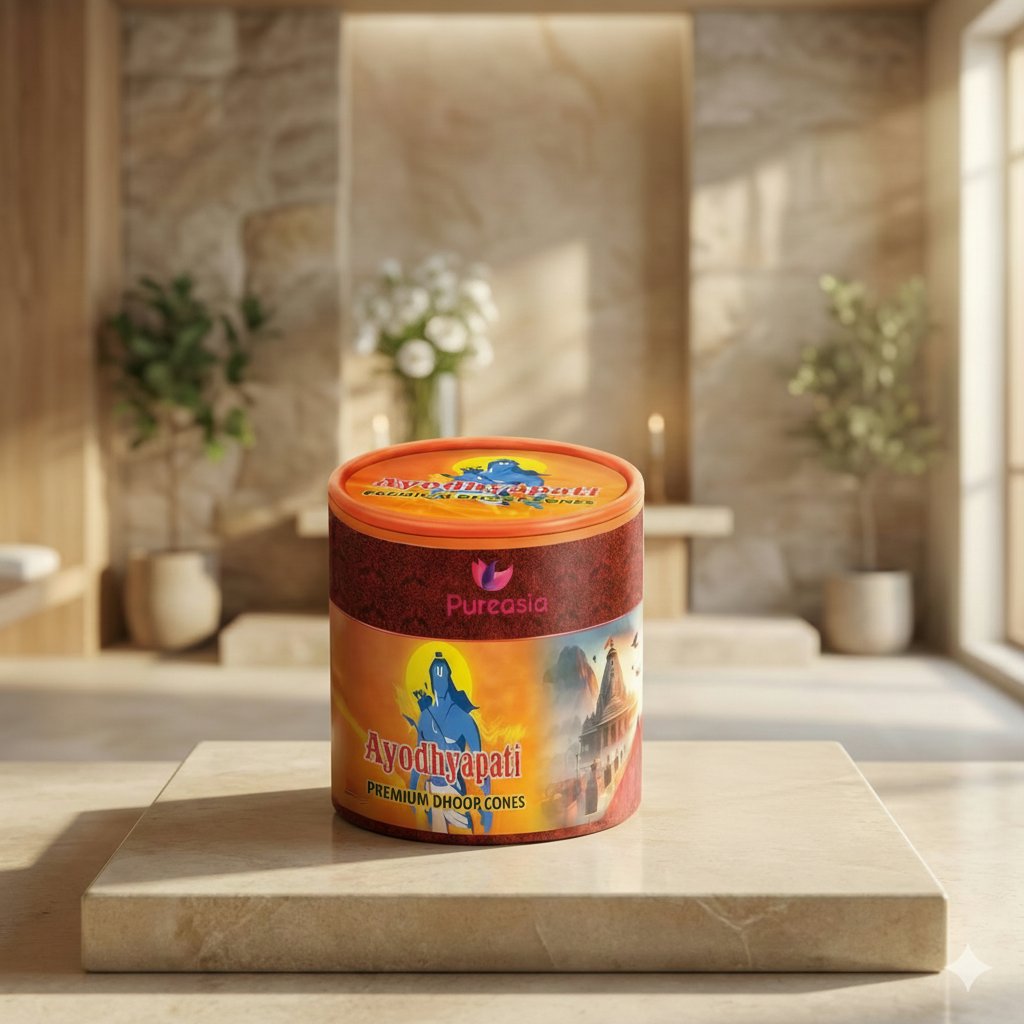 Ayodhyapati Cone Canister 200Gm – Pure Asia