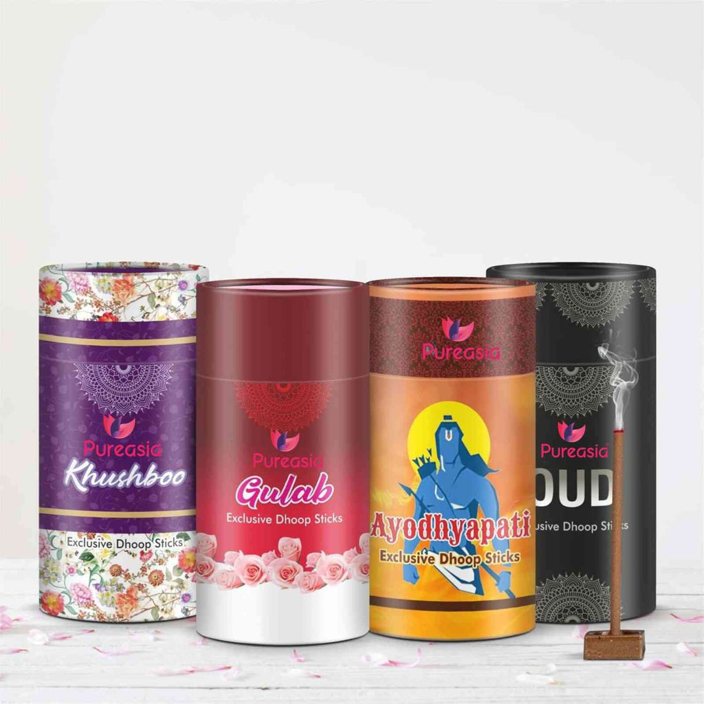 Dhoop Sticks Combo, Long-Lasting Fragrance, Energizing and Calming Aroma