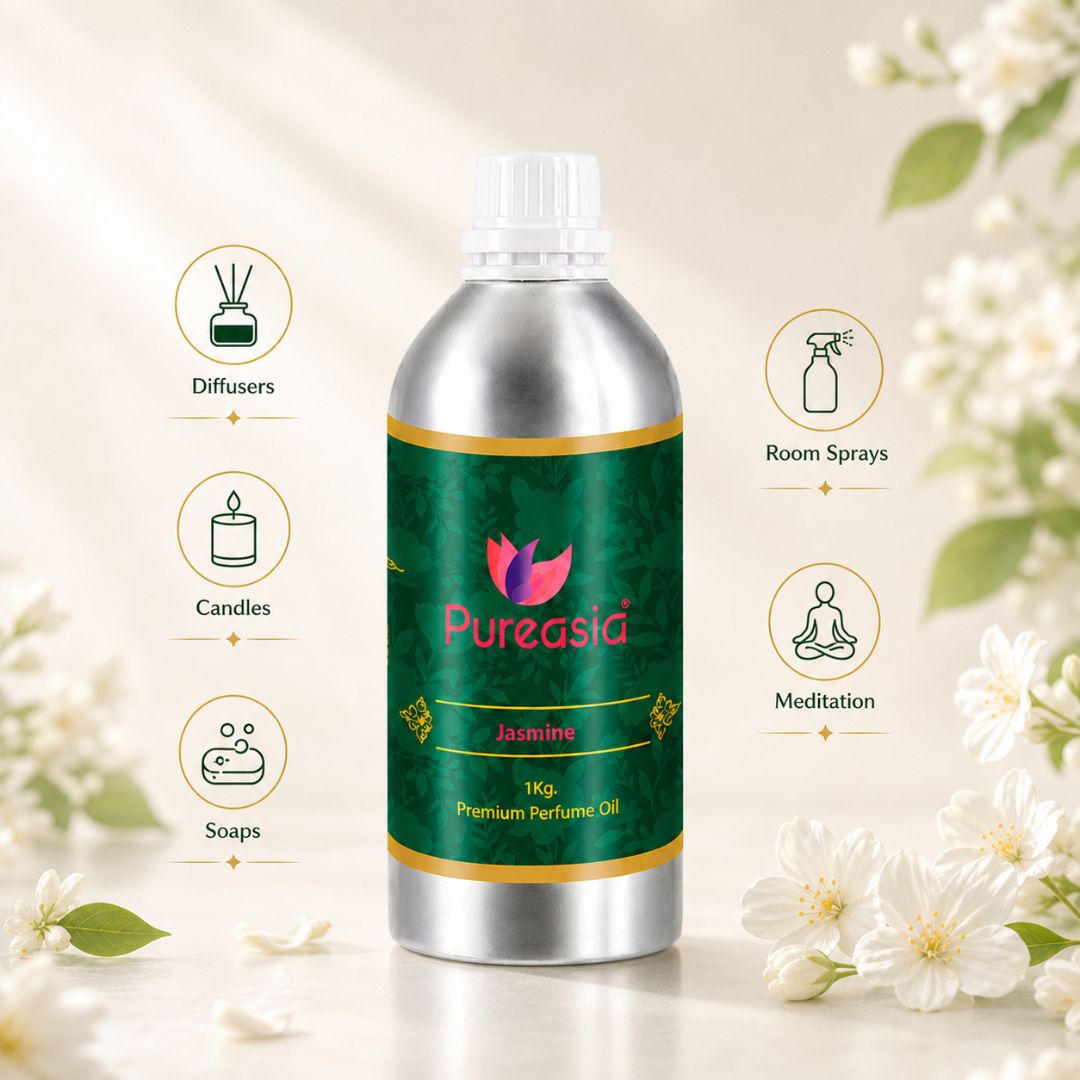 Jasmine Perfume Oil | Classic Floral Scent for Attar, & Relaxation – Pureasia