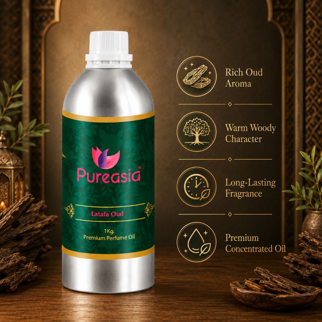 Latafa Oud Rich Perfume Oil | Arabic Luxury Scent for Attar & Personal Fragrance – Pureasia