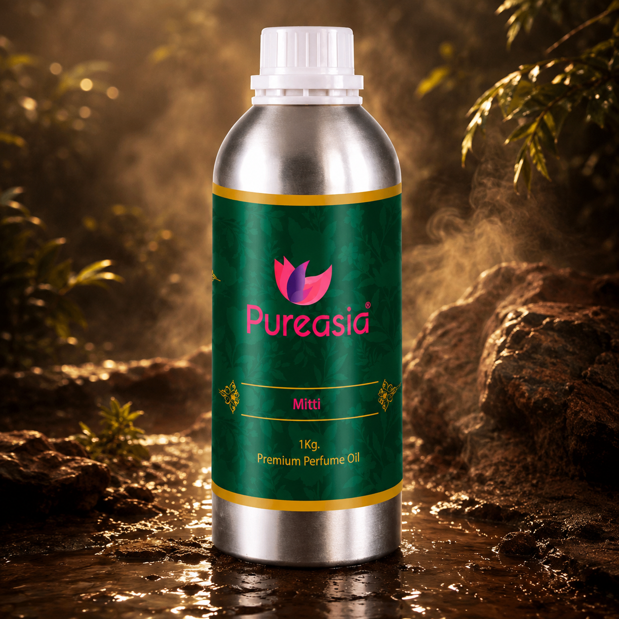 Mitti Fragrance Oil 1Kg | Earthy Rain Aroma for Diffusers & Calm Living Spaces – Pureasia