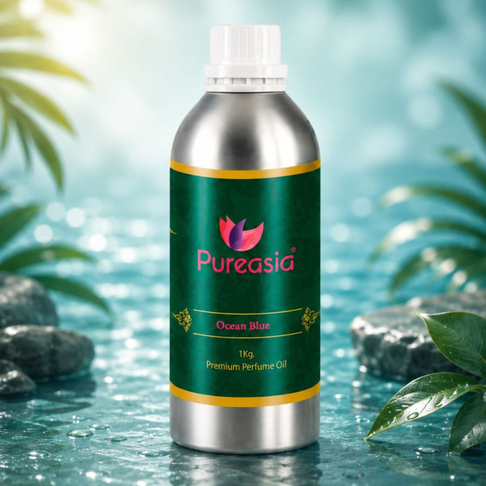 Ocean Blue Fragrance Oil 1Kg  Fresh Aquatic Aroma for Diffusers & Premium Space Freshening – Pureasia
