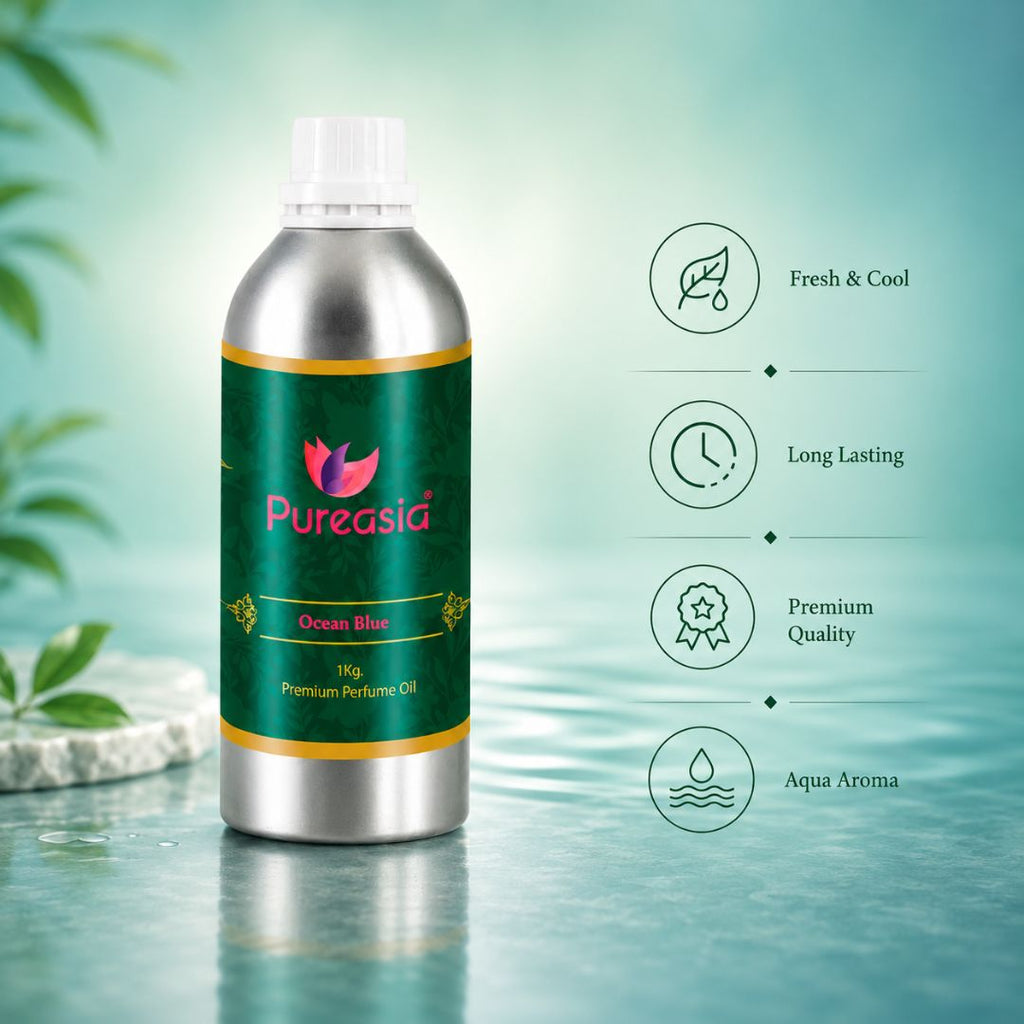 Ocean Blue Fragrance Oil 1Kg | Fresh Aquatic Aroma for Diffusers & Premium Space Freshening – Pureasia