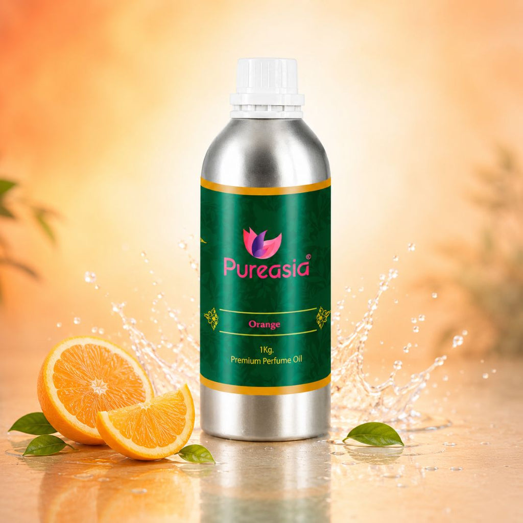 Orange Fragrance Oil 1Kg | Fresh Citrus Aroma for Diffusers & Vibrant Indoor Ambience – Pureasia