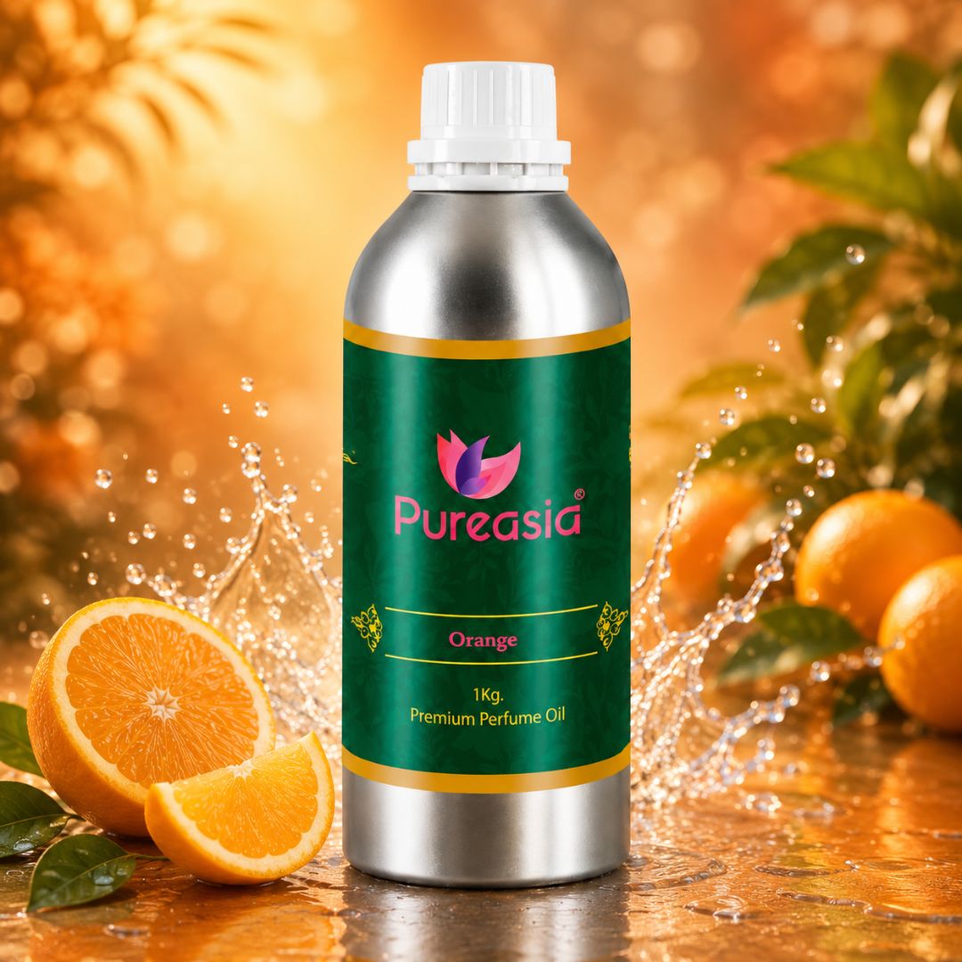 Orange Fragrance Oil 1Kg | Fresh Citrus Aroma for Diffusers & Vibrant Indoor Ambience – Pureasia