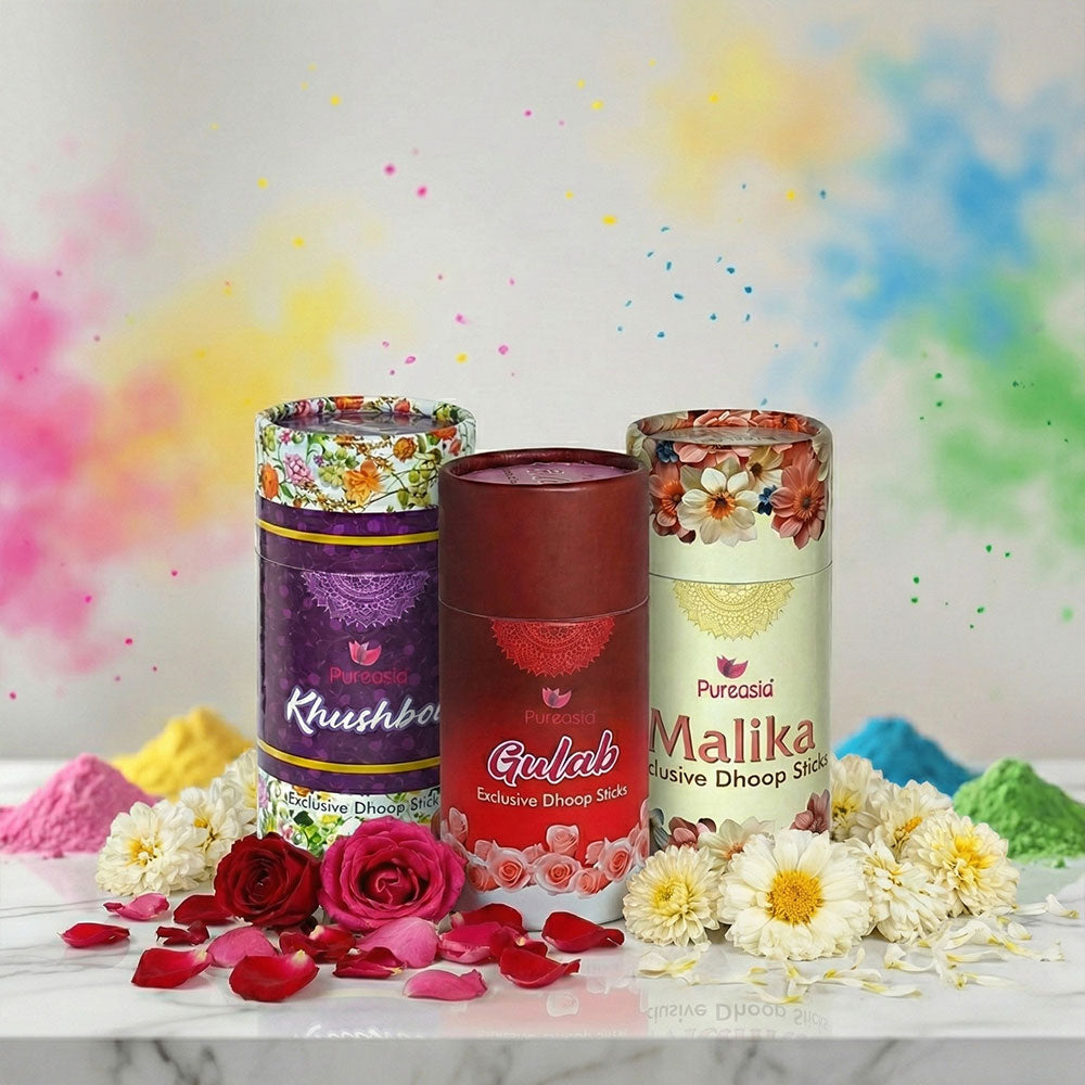 Phoolon Ki Khushboo Dhoop Sticks Combo Pack | Pure Asia