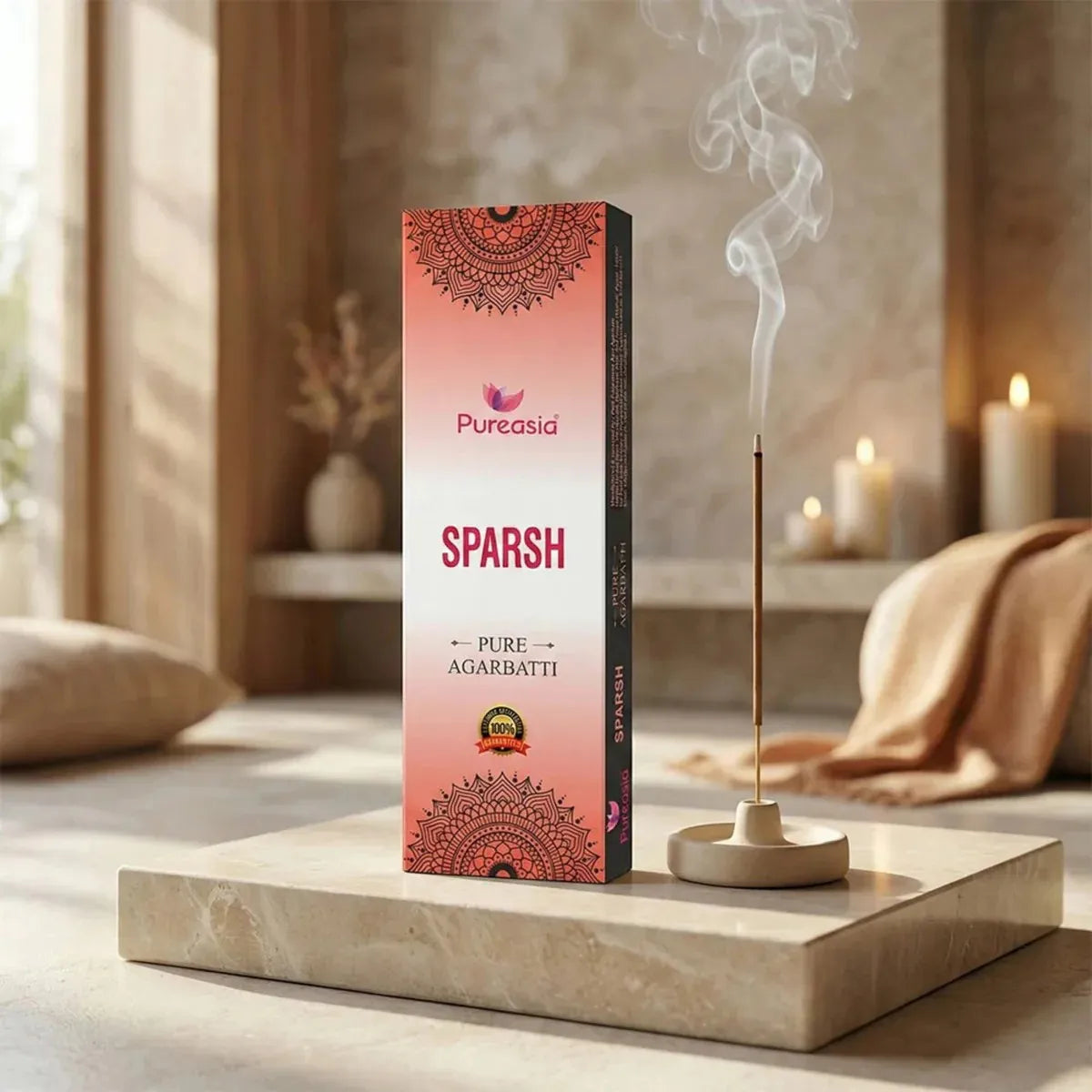 Pure Asia Sparsh Incense Stick 100GM – Premium Agarbatti
