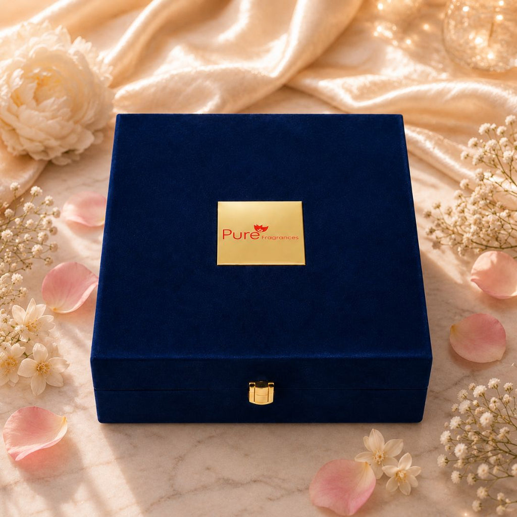 Pureasia Luxury Fragrance & Spiritual Gift Box with Candle, Dhoop & Divine Décor