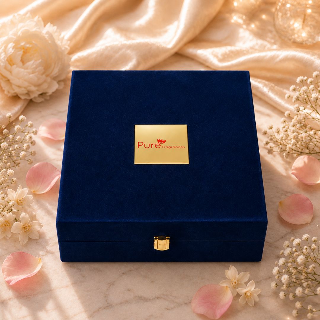 Pureasia Luxury Fragrance & Spiritual Gift Box with Candle, Dhoop & Divine Décor