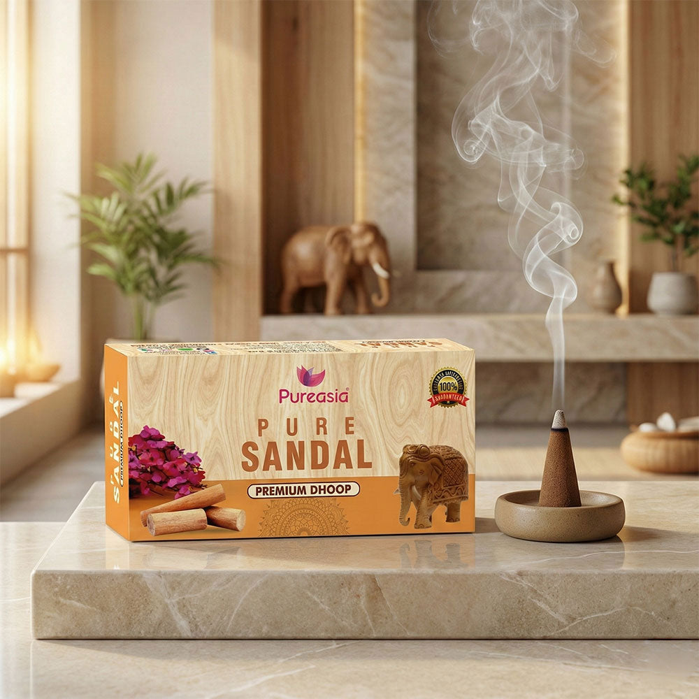Sandal Wet Dhoop 10 Sticks – Premium Dhoop by Pure Asia
