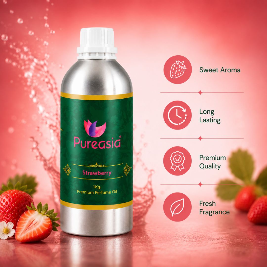 Strawberry Perfume Oil | Sweet Fruity Fragrance for Candles & Aroma Use – Pureasia