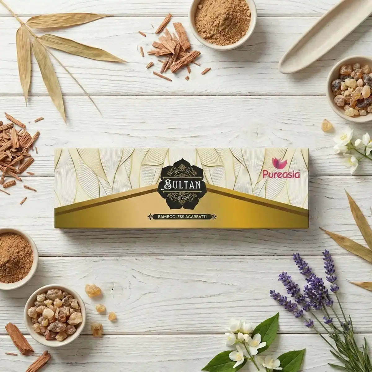 Sultan Premium Bambooless Incense Sticks 75g – Ideal for Daily Pooja  Pure Asia
