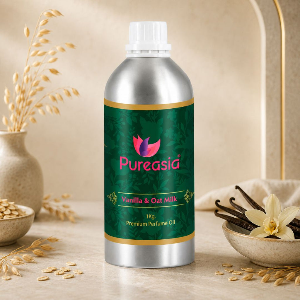 Vanilla & Oat Milk Perfume Oil  Sweet Creamy Fragrance for Candle Making & Home Aroma – Pureasia