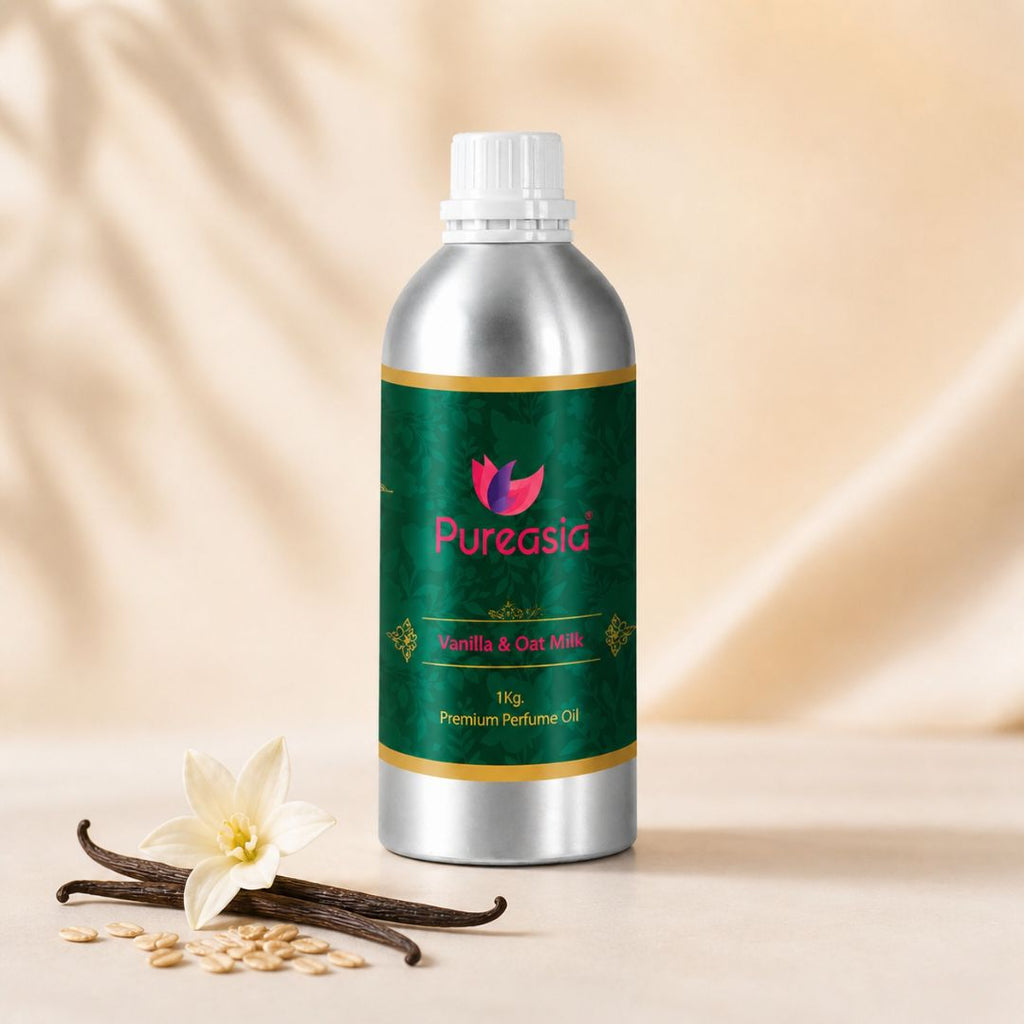 Vanilla & Oat Milk Perfume Oil | Sweet Creamy Fragrance for Candle Making & Home Aroma – Pureasia