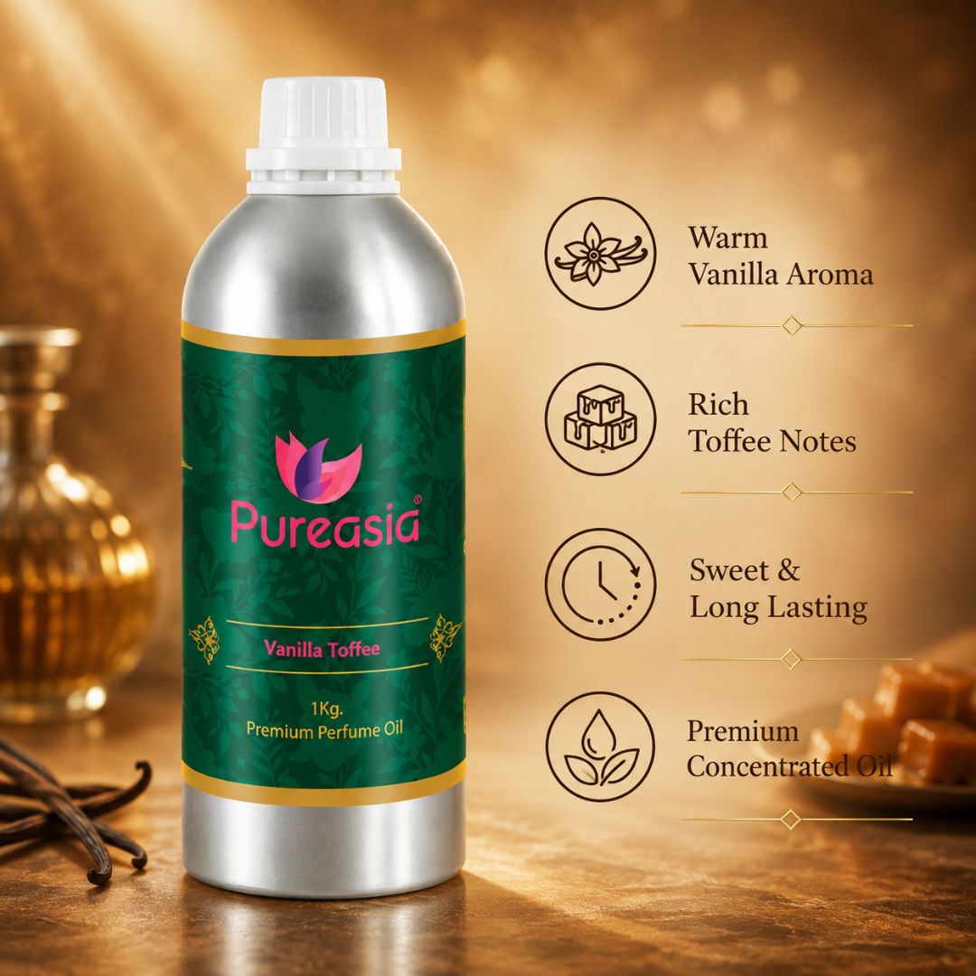 Vanilla Toffee Fragrance Oil  | Sweet Dessert Aroma for Candles & Diffusers – Pureasia