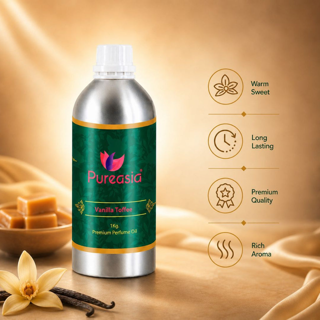 Vanilla Toffee Fragrance Oil  | Sweet Dessert Aroma for Candles & Diffusers – Pureasia