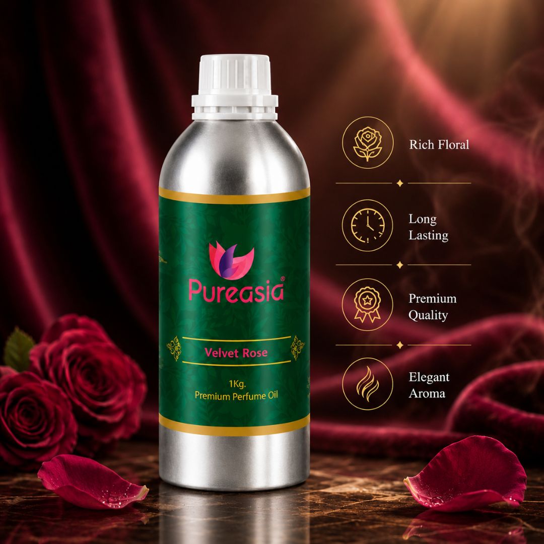 Velvet Rose Perfume Oil | Rich Floral Fragrance for Candle Making & Home Use – Pureasia