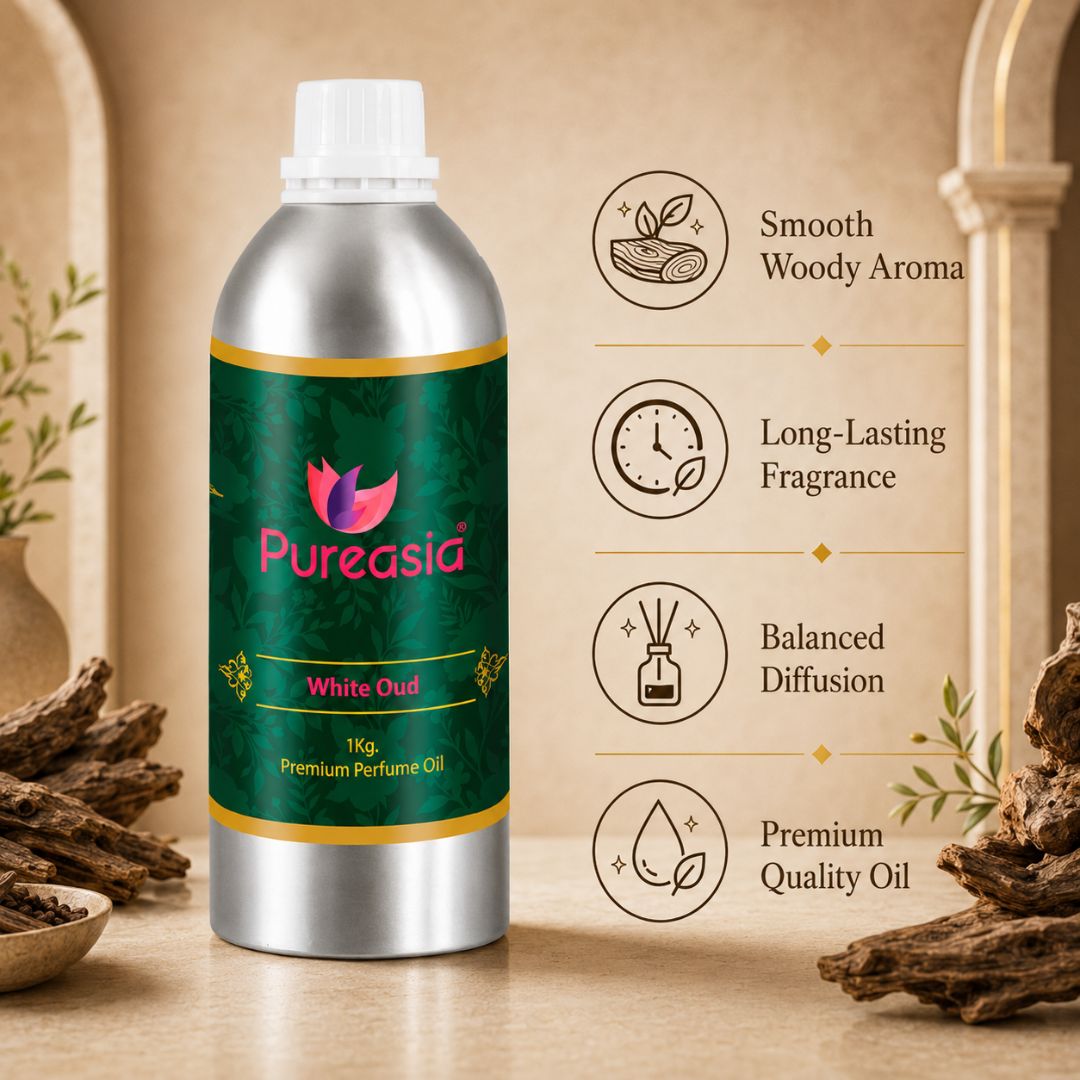 White Oud Perfume Oil  Premium Oud Fragrance for Attar & Home Aroma – Pureasia