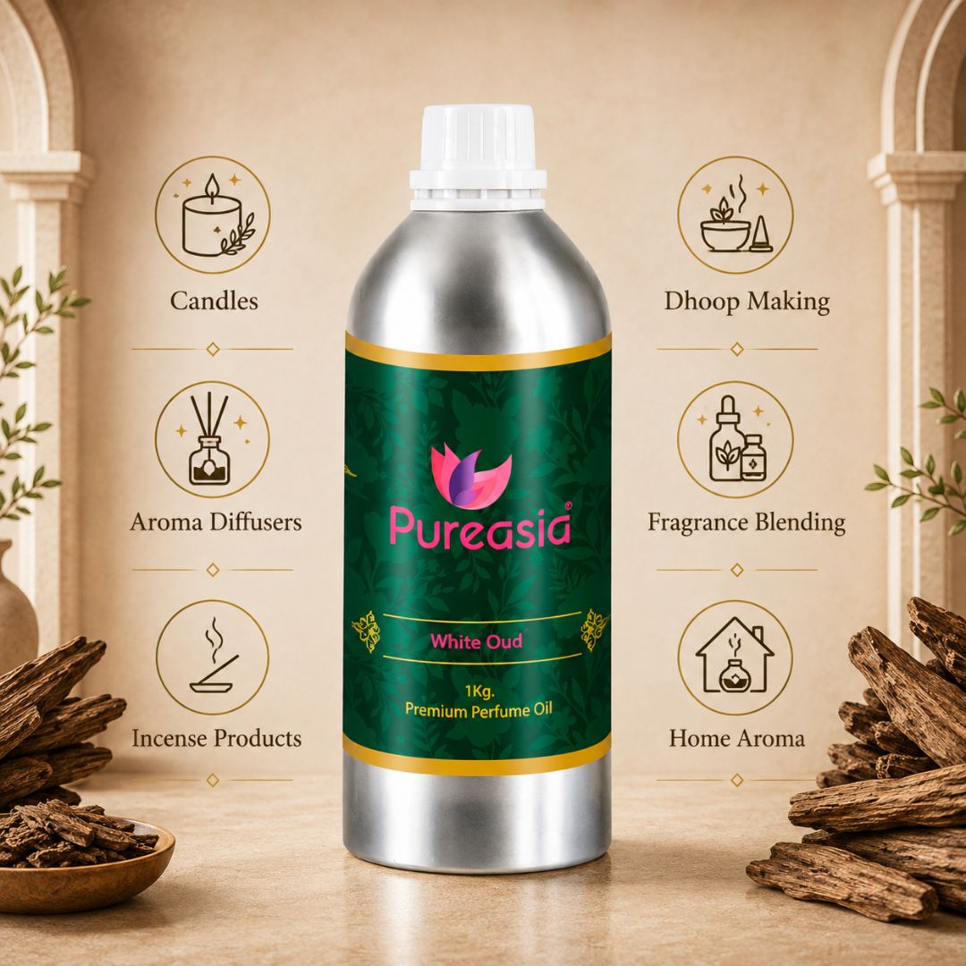 White Oud Perfume Oil  Premium Oud Fragrance for Attar & Home Aroma – Pureasia